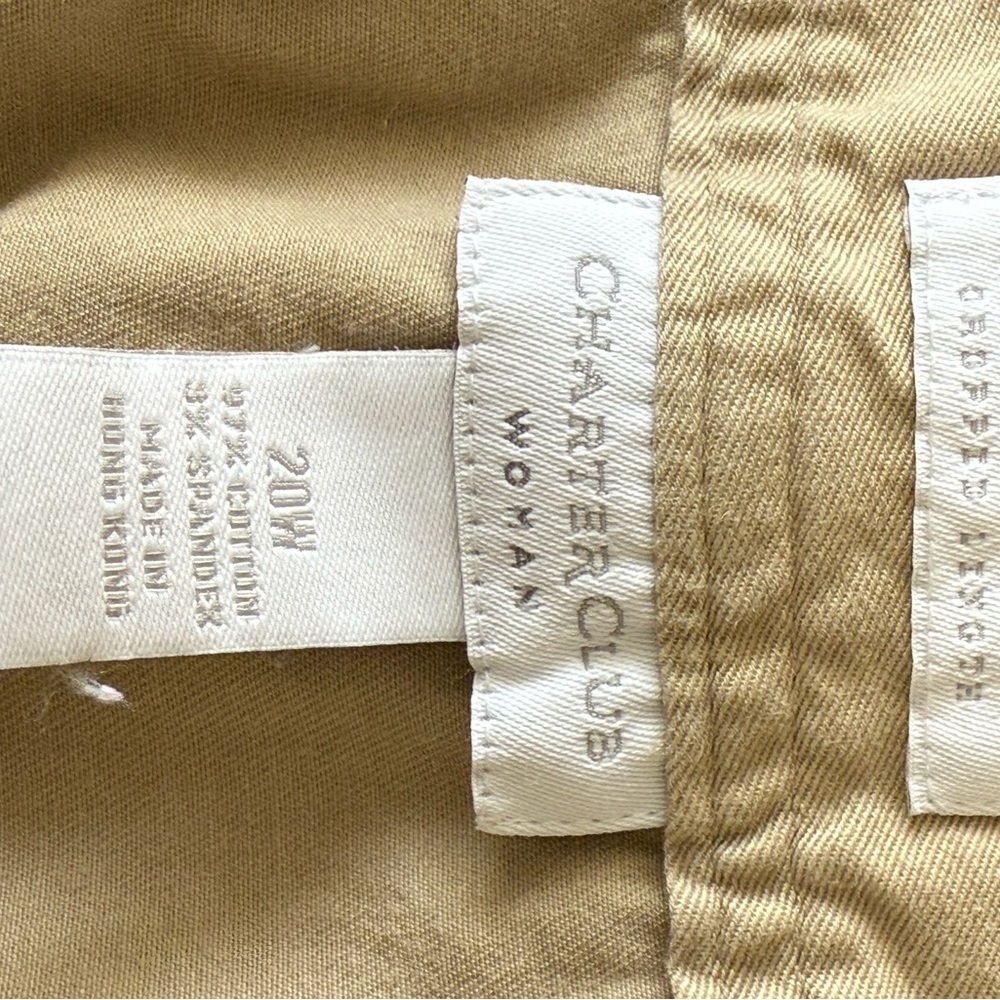 Charter Club Women’s Adjustable Capris/Cropped Pants. Size 20W - Picture 6 of 7